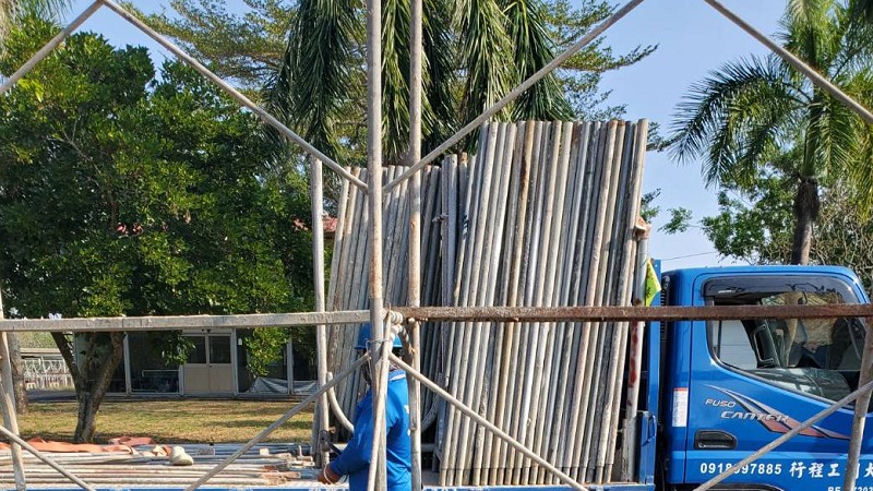 高雄施工架搭設與安全網安裝