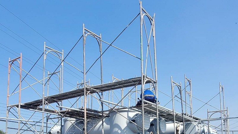 高雄透天厝外牆拉皮鷹架