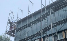 高雄橋梁維修施工架搭設案例