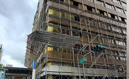 高雄透天厝外牆拉皮鷹架